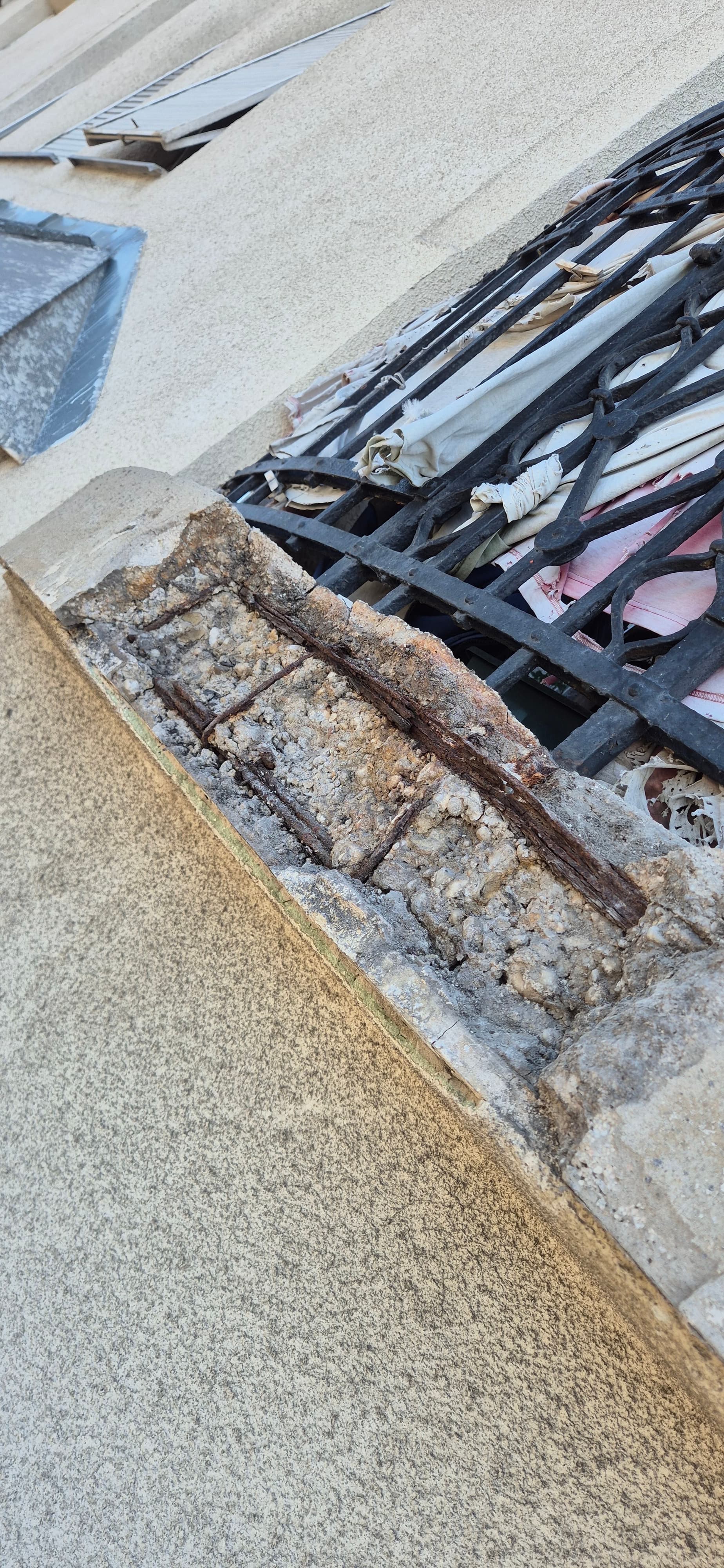Facade hazard removal — AFTER
